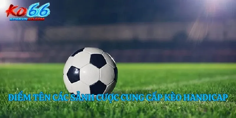 Điểm tên các sảnh cược cung cấp kèo Handicap