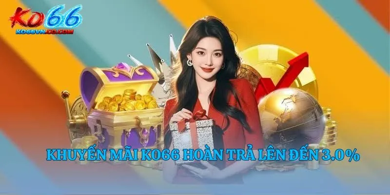 Khuyến mãi Ko66 hoàn trả lên đến 3.0%